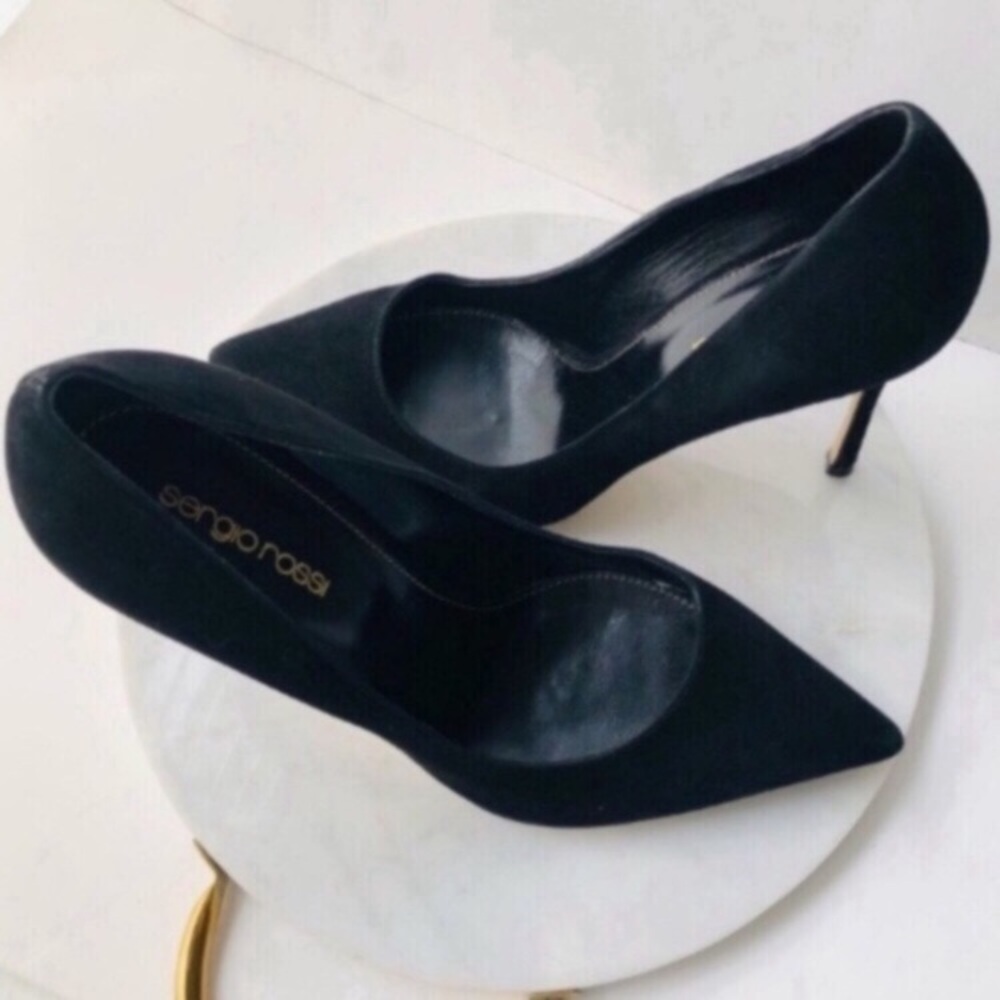 SERGIO ROSSI Black Pumps - Picture 16 of 17